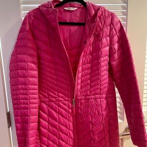 The North Face Hot Pink Down Puffer Jacket - Size L